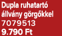 Dupla ruhatart  llv ny g rg kkel 7079513 9.790 Ft