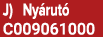 J) Ny rut C009061000