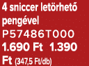 4 sniccer let rhet peng vel P57486T000 1.690 Ft 1.390 Ft (347,5 Ft/db)