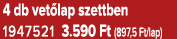 4 db vet lap szettben 1947521 3.590 Ft (897,5 Ft/lap)