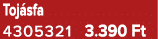 Toj sfa 4305321 3.390 Ft