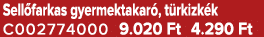 Sell farkas gyermektakar , t rkizk k C002774000 9.020 Ft 4.290 Ft