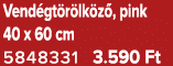 Vend gt r lk z , pink 40 x 60 cm 5848331 3.590 Ft