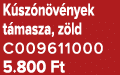 K sz n v nyek t masza, z ld C009611000 5.800 Ft