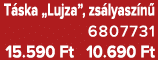 T ska „Lujza”, zs lyasz n 6807731 15.590 Ft 10.690 Ft