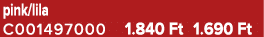 pink/lila C001497000 1.840 Ft 1.690 Ft