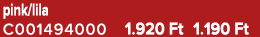 pink/lila C001494000 1.920 Ft 1.190 Ft