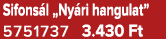 Sifons l „Ny ri hangulat” 5751737 3.430 Ft