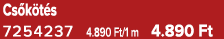 Cs k t s 7254237 4.890 Ft/1 m 4.890 Ft