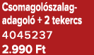 Csomagol szalag adagol + 2 tekercs 4045237 2.990 Ft