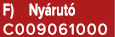 F) Ny rut C009061000