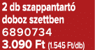 2 db szappantart doboz szettben 6890734 3.090 Ft (1.545 Ft/db)