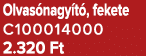 Olvas nagy t , fekete C100014000 2.320 Ft
