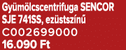Gy m lcscentrifuga SENCOR SJE 741SS, ez stsz n C002699000 16.090 Ft
