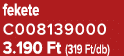 fekete C008139000 3.190 Ft (319 Ft/db)