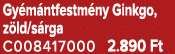 Gy m ntfestm ny Ginkgo, z ld/s rga C008417000 2.890 Ft