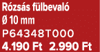 R zs s f lbeval   10 mm P64348T000 4.190 Ft 2.990 Ft