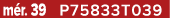 m r. 39 P75833T039