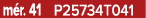 m r. 41 P25734T041