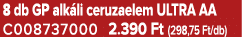 8 db GP alk li ceruzaelem ULTRA AA C008737000 2.390 Ft (298,75 Ft/db)