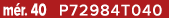 m r. 40 P72984T040