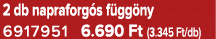 2 db napraforg s f gg ny 6917951 6.690 Ft (3.345 Ft/db)