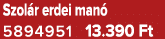 Szol r erdei man 5894951 13.390 Ft