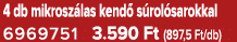 4 db mikrosz las kend s rol sarokkal 6969751 3.590 Ft (897,5 Ft/db)
