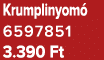Krumplinyom 6597851 3.390 Ft