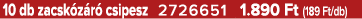 10 db zacsk z r csipesz 2726651 1.890 Ft (189 Ft/db)