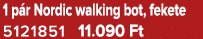 1 p r Nordic walking bot, fekete 5121851 11.090 Ft