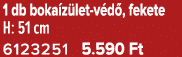 1 db boka z let v d , fekete H: 51 cm 6123251 5.590 Ft