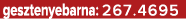 gesztenyebarna: 267.4695
