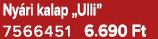 Ny ri kalap „Ulli” 7566451 6.690 Ft