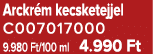 Arckr m kecsketejjel C007017000 9.980 Ft/100 ml 4.990 Ft