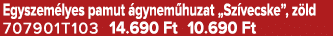 Egyszem lyes pamut gynem huzat „Sz vecske”, z ld 707901T103 14.690 Ft 10.690 Ft