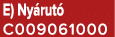 E) Ny rut C009061000