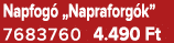 Napfog „Napraforg k” 7683760 4.490 Ft
