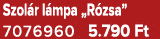 Szol r l mpa „R zsa” 7076960 5.790 Ft