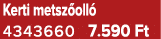 Kerti metsz oll 4343660 7.590 Ft