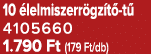 10 lelmiszerr gz t  t  4105660 1.790 Ft (179 Ft/db)