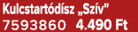 Kulcstart d sz „Sz v” 7593860 4.490 Ft