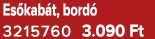 Es kab t, bord 3215760 3.090 Ft