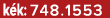 k k: 748.1553