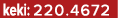 keki: 220.4672