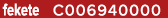 fekete C006940000