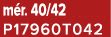 m r. 40/42 P17960T042