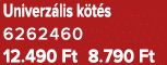 Univerz lis k t s 6262460 12.490 Ft 8.790 Ft