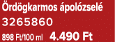 rd gkarmos pol zsel  3265860 898 Ft/100 ml 4.490 Ft