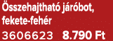  sszehajthat j r bot, fekete feh r 3606623 8.790 Ft